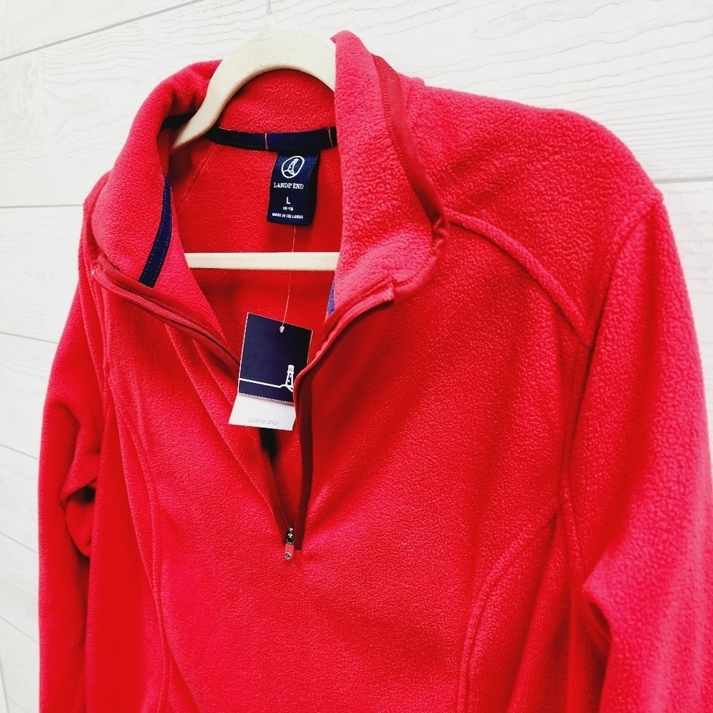 Lands End Fleece Pullover - Picture 3 of 9